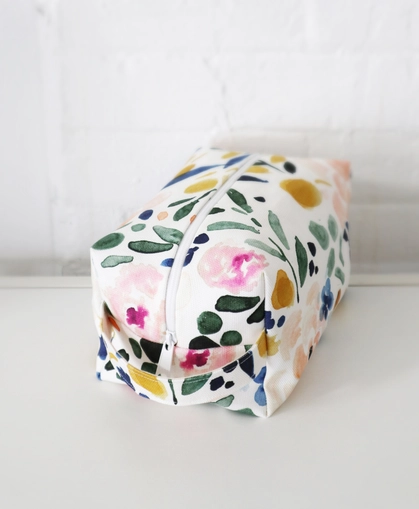 Makeup bag  in Sierra Florals, a colourful floral print