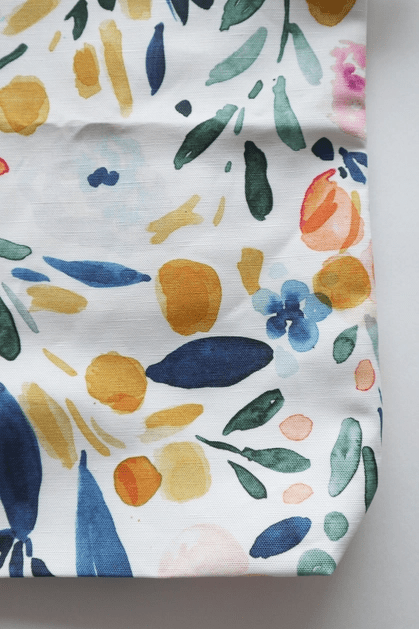 Zoom of the tote bag in Sierra Florals, a colourful floral print